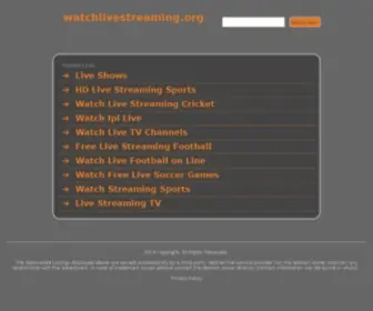 Watchlivestreaming.org(Watchlivestreaming) Screenshot