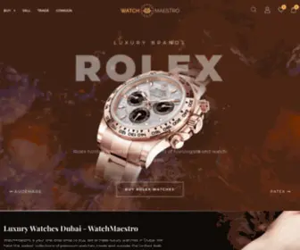 Watchmaestro.com(Luxury Watches Dubai) Screenshot