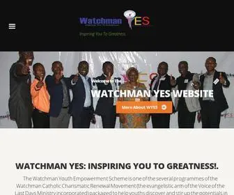 Watchmanyes.com(Inspiring You To Greatness) Screenshot