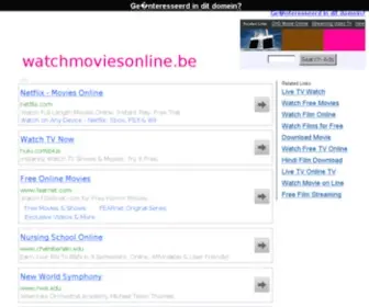 Watchmoviesonline.be(Watchmoviesonline) Screenshot