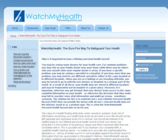 Watchmyhealth.com(The Sure Fire Way to Safeguard Your Health) Screenshot
