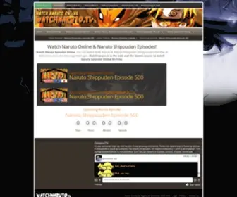 Watchnaruto.tv(Watch Naruto Shippuden Episodes Online Subbed and Dubbed) Screenshot