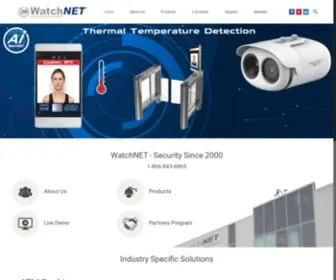 Watchnetinc.com(Surveillance, Access Control, Recording System, Video Management System) Screenshot