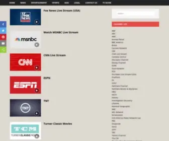 Watchnewslive.net(Channels list) Screenshot