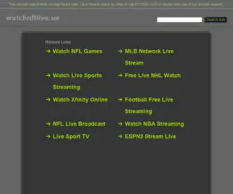 Watchnfllive.us(Watchnfllive) Screenshot