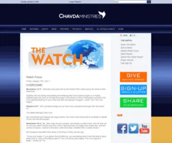 Watchofthelord.com(Chavda Ministries International) Screenshot