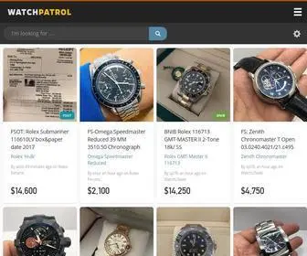 Watchpatrol.net(Enthusiast Powered Watch Search) Screenshot