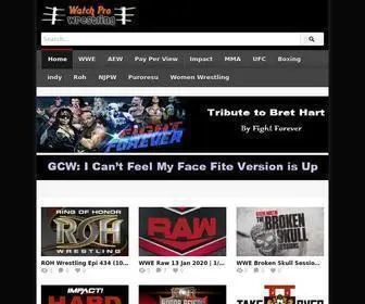 Watchprowrestling.com(Baked.live, taima.tv Wrestling News, PPV Results, Watch Wrestling) Screenshot