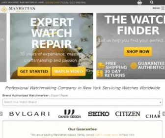 Watchrepairny.com(Manhattan Time Service offers a tradition of excellence in watchmaking and watch repair) Screenshot