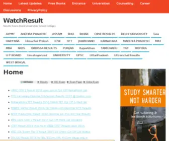 Watchresult.com(Watch result) Screenshot