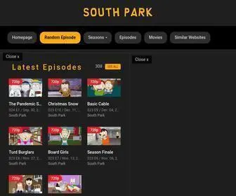 Watchsouthpark.tv(Dit domein kan te koop zijn) Screenshot