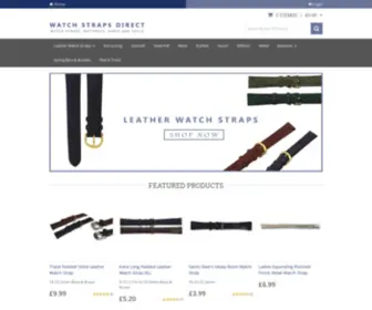 Watchstrapsdirect.co.uk(Watch Straps Direct UK) Screenshot