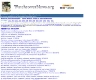 Watchtowernews.org(Jehovah's Witnesses) Screenshot