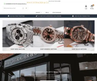 Watchtrader.co.uk(Leading preowned watch company) Screenshot