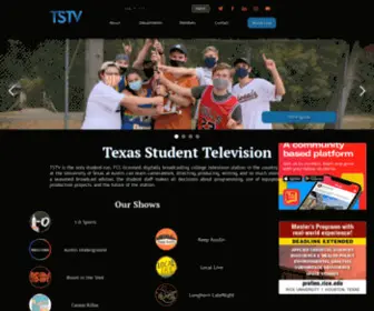 Watchtstv.com(Texas Student Television) Screenshot