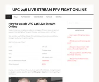 WatchufcFight.com(Watch UFC Fight Online) Screenshot