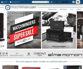 Watchwinders.com(Watch winders) Screenshot