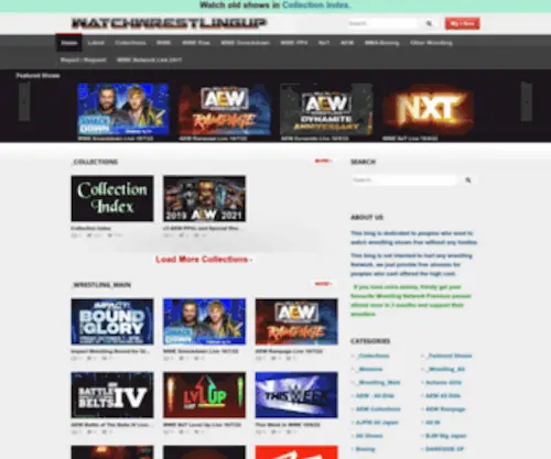 Watchwrestlingup.live(Watch WWE Raw SmackDown 2022 WrestleMania 38 Online Live free stream HD) Screenshot