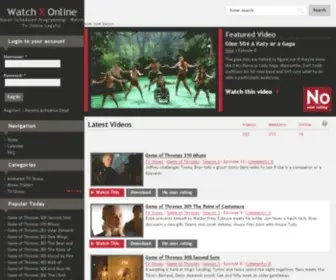 WatchXonline.com(WatchXonline) Screenshot