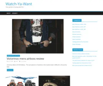 Watchyawant.com(Watch-Ya-Want) Screenshot