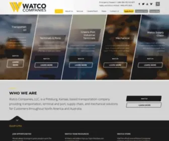 Watcocompanies.com(Watco Companies) Screenshot