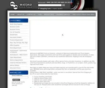 Watdasi.com(WATDASI Forms) Screenshot