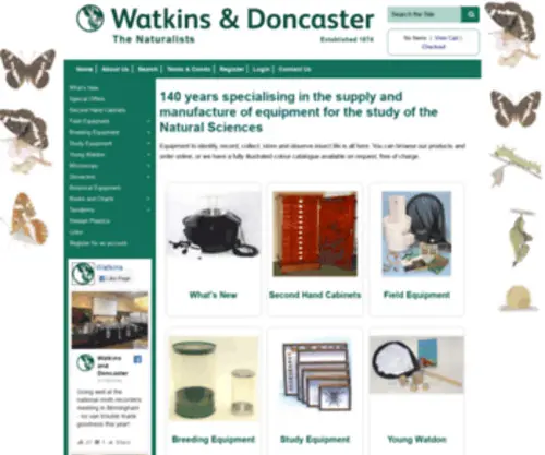 Watdon.co.uk(Watkins & Doncaster) Screenshot