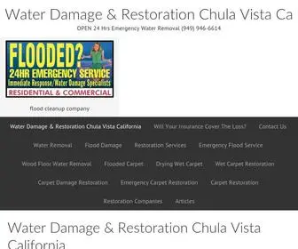 Water-Damage-Chulavista.com(Water Damage & Restoration Chula Vista California) Screenshot