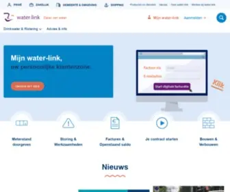 Water-Link.be(Integraal waterbedrijf voor drinkwater) Screenshot