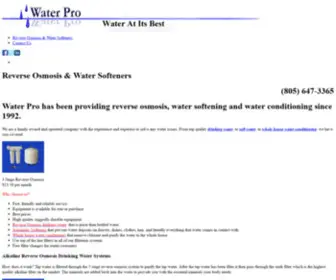 Water-Pro.org(Water Pro) Screenshot