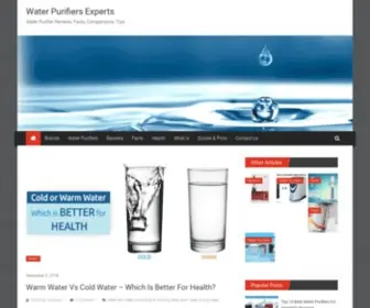 Water-Purifiers.com(Water Purifiers experts) Screenshot