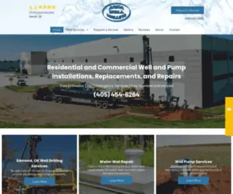 Water-Well.com(Well Drilling Services Edmond) Screenshot