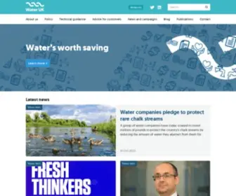 Water.org.uk(We bring people together to create better policies for the future of water) Screenshot