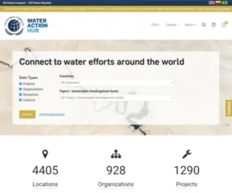 Wateractionhub.org(Water Action Hub) Screenshot