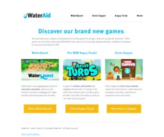 Wateraidgames.org(WaterAid Games) Screenshot