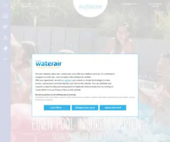 Waterair.de(Waterair Schwimmbäder) Screenshot