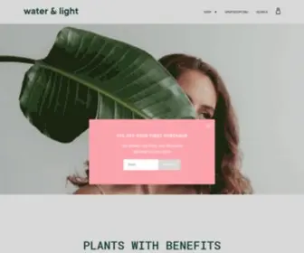 Waterandlight.nyc(Water & Light Plant Shop) Screenshot