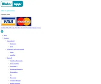 Waterapps.com.mx(Suavizadores de agua en México) Screenshot