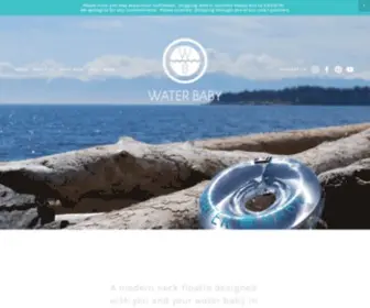 Waterbaby.ca(A modern baby neck floatie) Screenshot