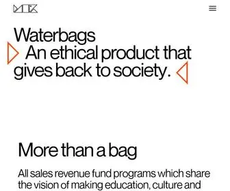 Waterbags.gr(An ethical product) Screenshot
