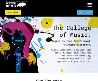 Waterbear.org.uk(The College Of Music) Screenshot