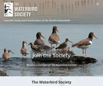 Waterbirds.org(Scientific Study and Conservation of the World's Waterbirds) Screenshot