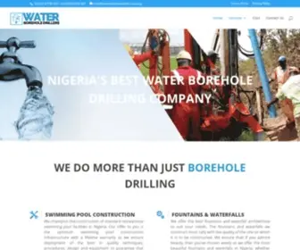 Waterboreholedrillers.com.ng(Nigeria 's Best Water Borehole Drilling Company) Screenshot