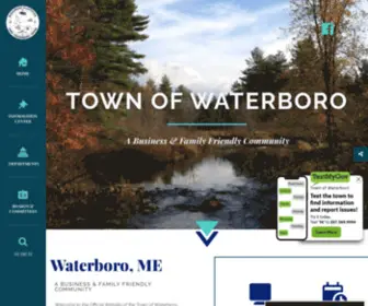 Waterboro-ME.gov(Waterboro, ME) Screenshot