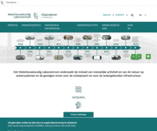 Waterbouwkundiglaboratorium.be(Waterbouwkundiglaboratorium) Screenshot