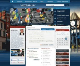 Waterburyct.org(City of Waterbury) Screenshot