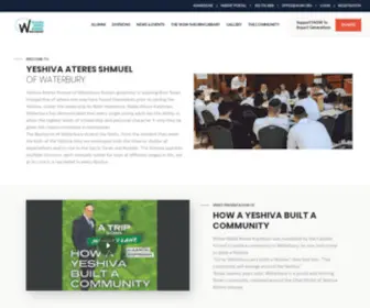 Waterburyyeshiva.org(Yeshiva Ateres Shmuel of Waterbury) Screenshot