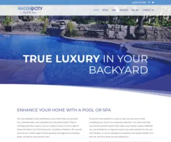 Watercitypools.com(Water City Pool & Spa LLC) Screenshot