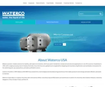 Waterco.us(About Waterco Group USA) Screenshot
