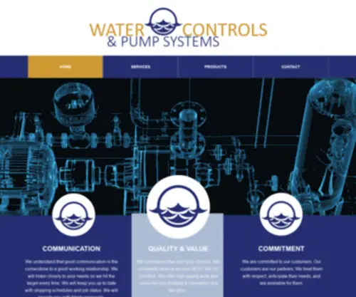 Watercontrols.com(Water Controls) Screenshot